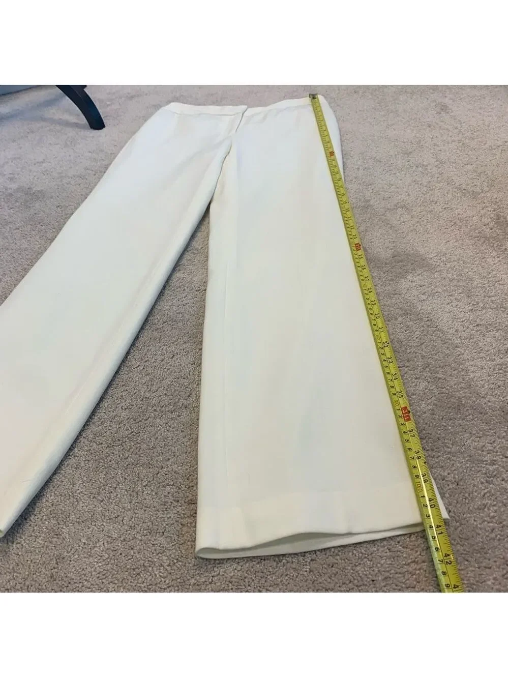 LIZ Claiborne cream Audra trouser pants Sz 6